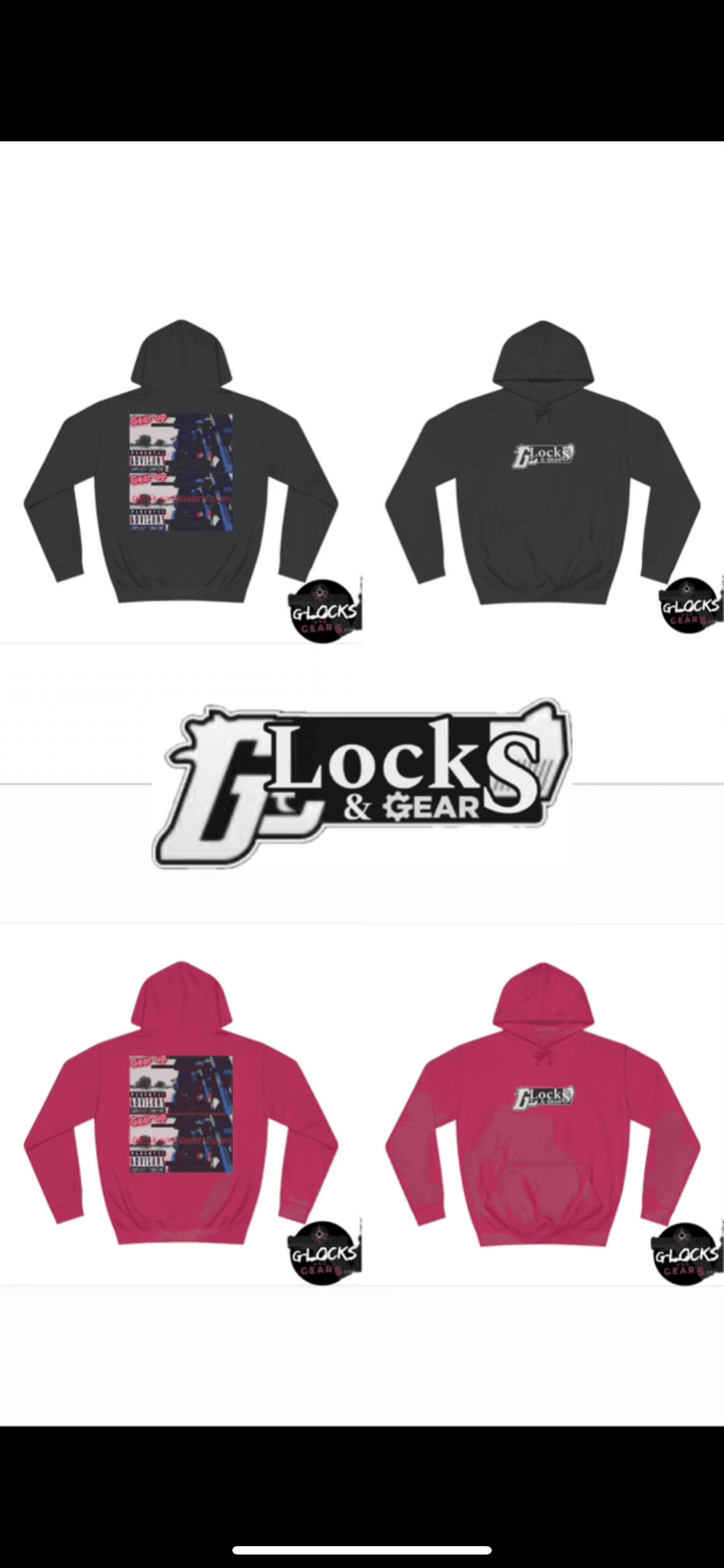 Glocks and Gears Hoodie